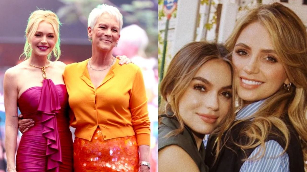 Así fue el encuentro de Angélica Rivera y Sofía Castro con Lindsay Lohan y Jamie Lee Curtis