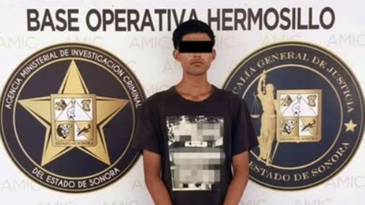 Cae Luis Ángel por robo con violencia en Hermosillo; atacaría a su víctima con un machete