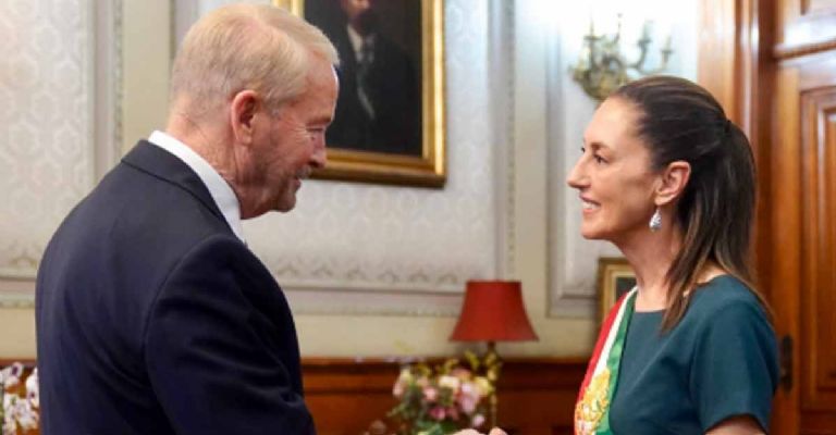 Sheinbaum y embajador de EU sostienen tercera reunión