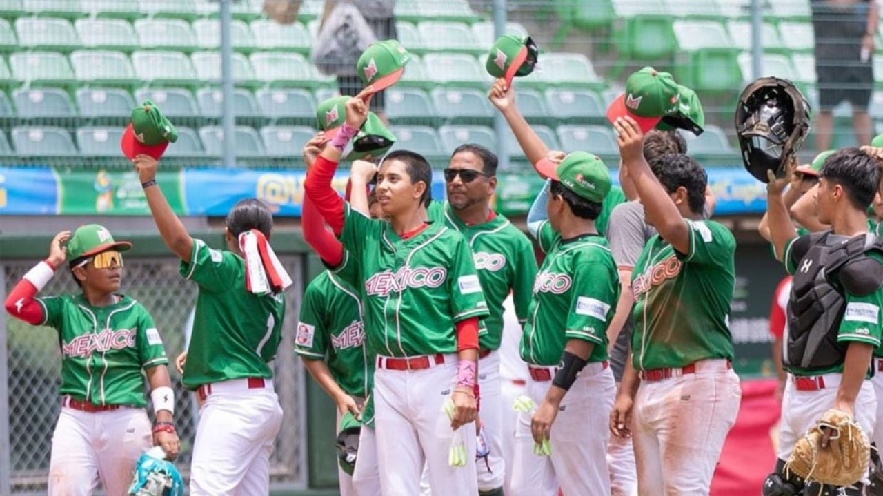 México continúa con paso perfecto en la Copa Mundial de Beisbol Sub-12