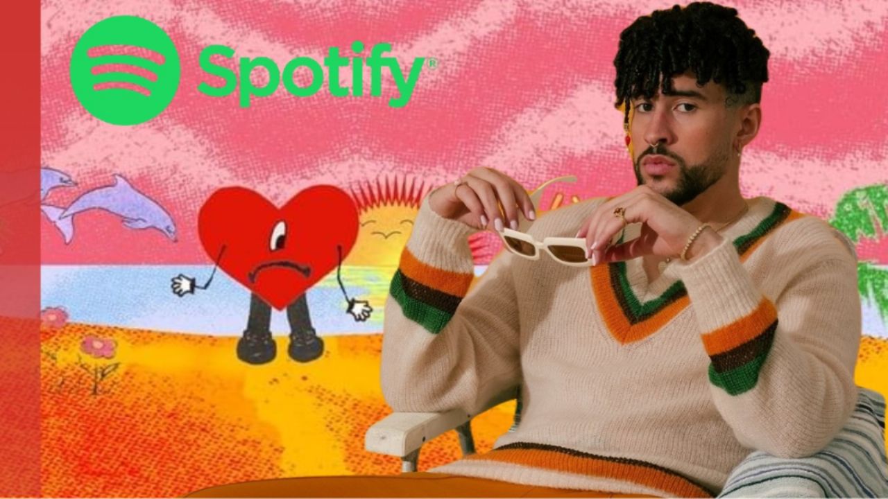 Bad Bunny rompe récord histórico en Spotify con el álbum en español más escuchado