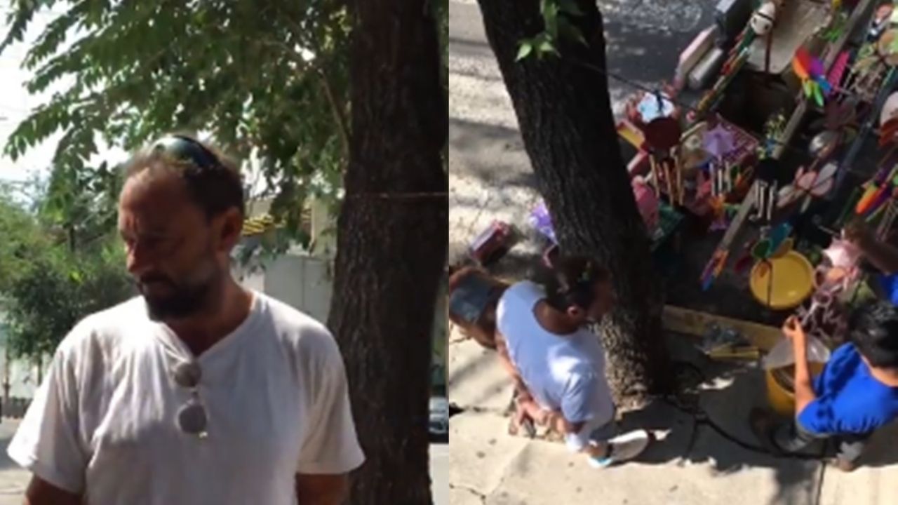 Adiós ‘Lady Racista’, hola ‘Lord Banquetas’: Sujeto corre a vendedor ambulante en la CDMX