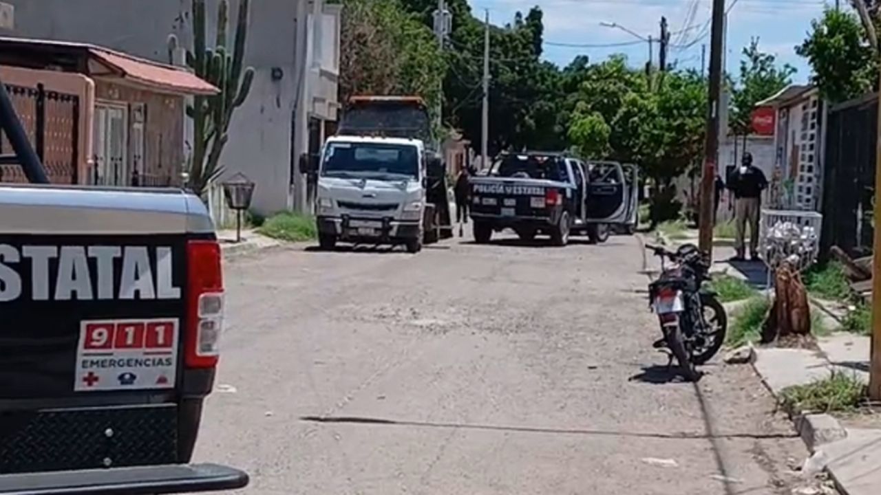 Policías y civiles se enfrentan a balazos en Ciudad Obregón; detienen a dos en la colonia Campanario