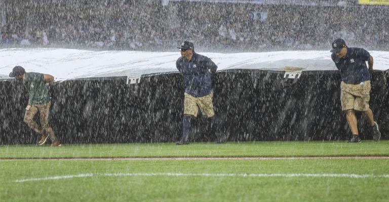 La lluvia interrumpió el encuentro