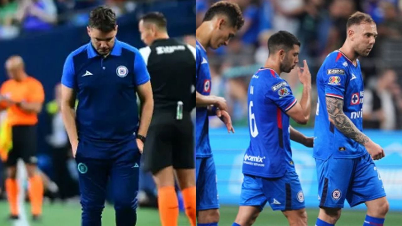 “Debe largarse”: Afición del Cruz Azul explota contra Nicolás Larcamón tras derrota 7-0