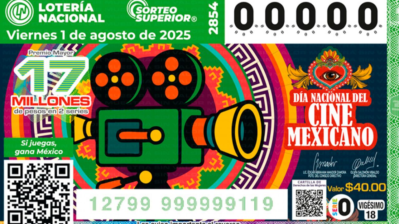 Lista COMPLETA de GANADORES del Sorteo Superior de la Lotería Nacional de este viernes 1 de agosto