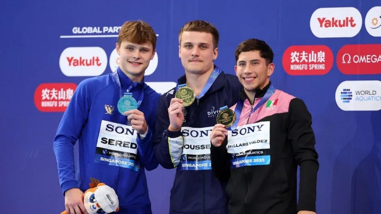México brilla en clavados: Randal Willars conquista BRONCE en el Mundial de Singapur 2025