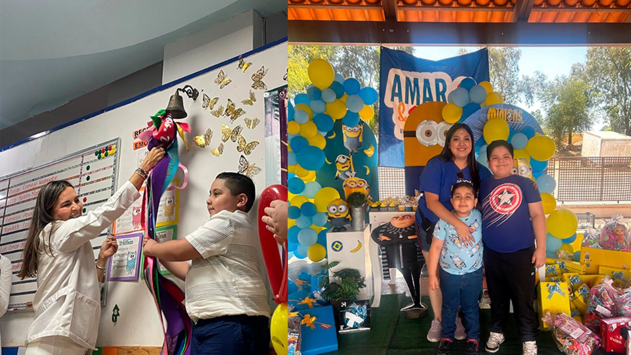 Buena noticia: El pequeño ‘Danny’ toca la campana de la vida en Ciudad Obregón luego de más de tres años