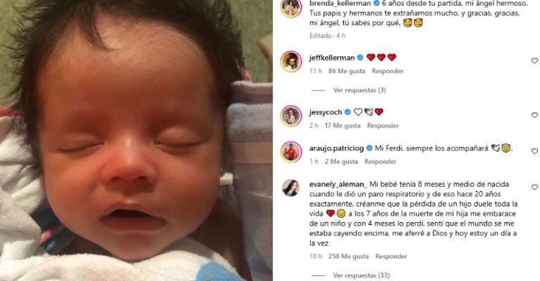 Brenda Kellerman así honra a su hijo fallecido con Ferdinando Valencia