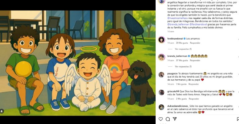 Brenda Kellerman así honra a su hijo fallecido con Ferdinando Valencia