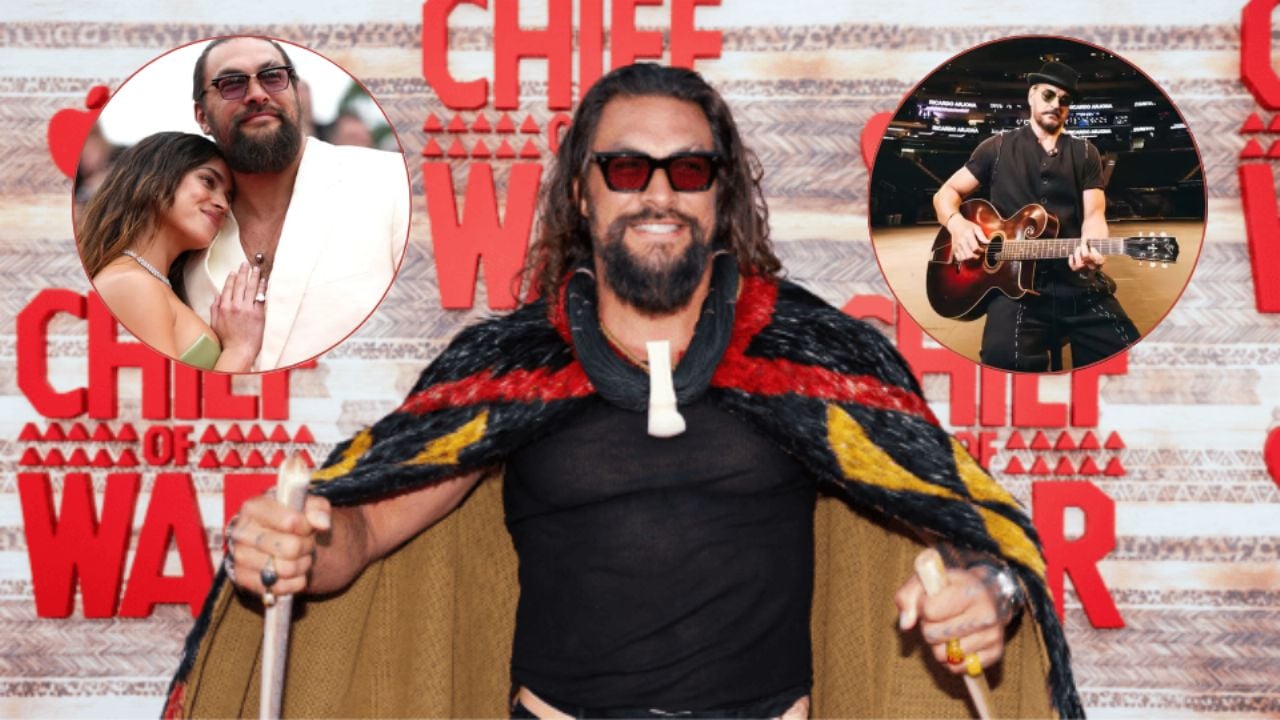“¡Está tocando mi guitarra!”, primer encuentro de Jason Momoa y su suegro, Ricardo Arjona