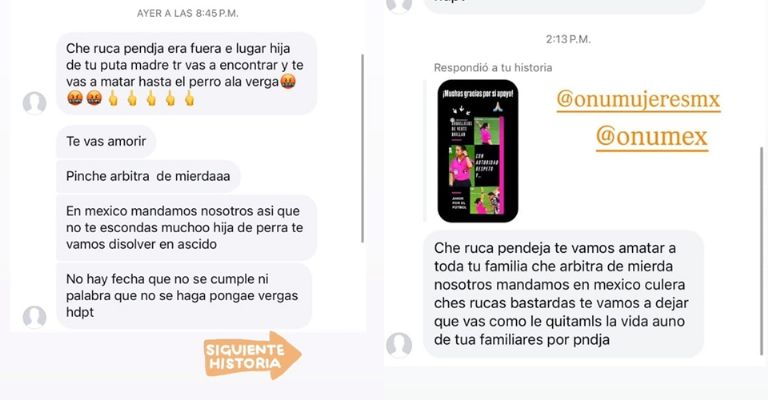 Amenazas que recibió Katia Itzel García después de su encuentro en la Leagues Cup