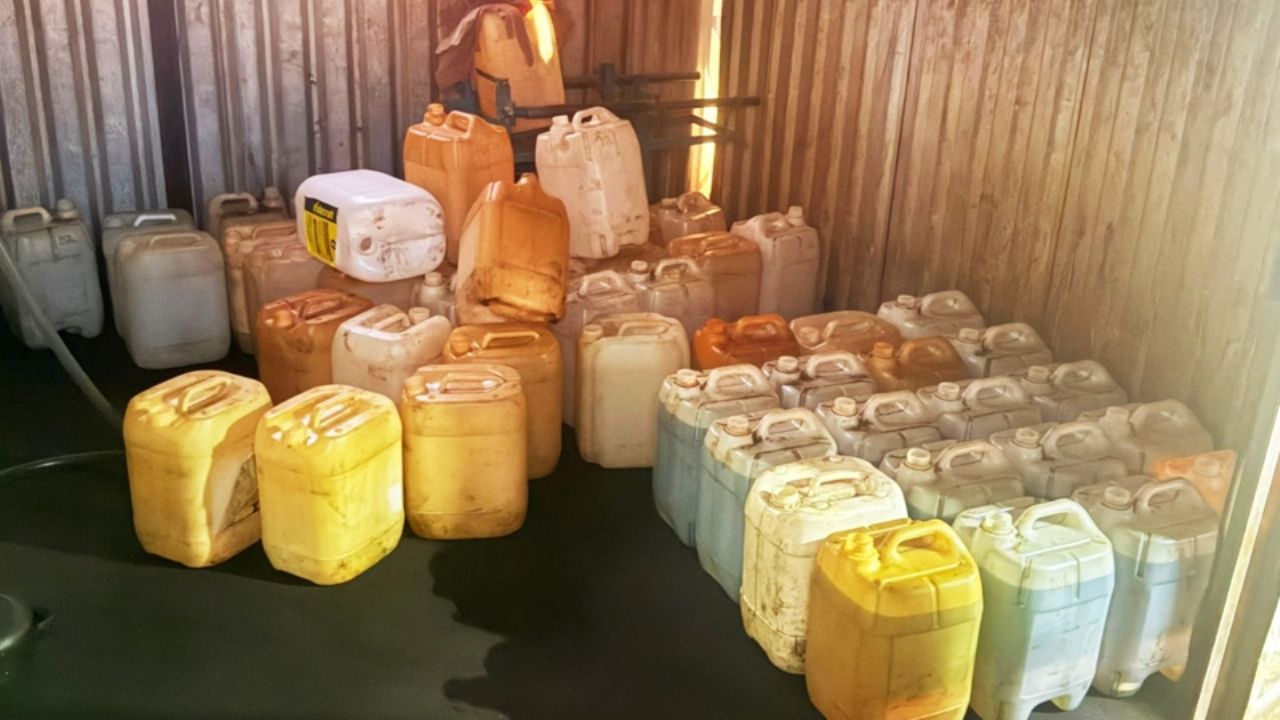 Golpe al huachicol: Incautan mil 200 litros de combustible en carretera Hermosillo-Nogales