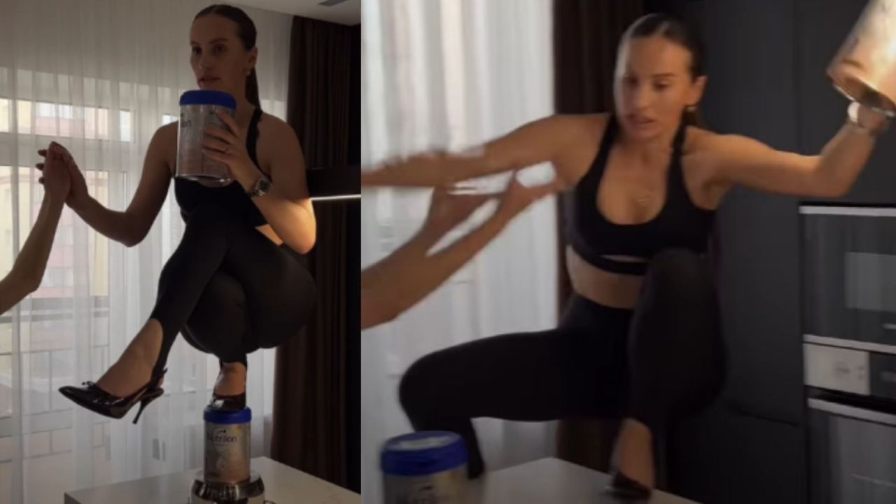 Influencer rusa se rompe la columna vertebral al hacer ‘Stiletto Challenge’ de Nicky Minaj