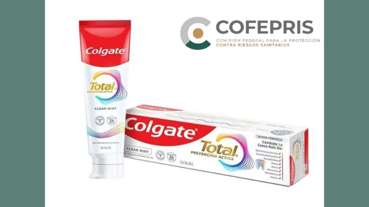 ¿Por qué Cofepris sacó del mercado la crema dental Colgate Total CLEAN MINT?