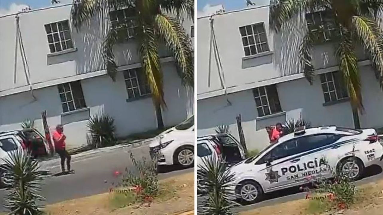 VIDEO: Policía le salva la vida a una mujer que se ahogaba con un totopo en Nuevo León