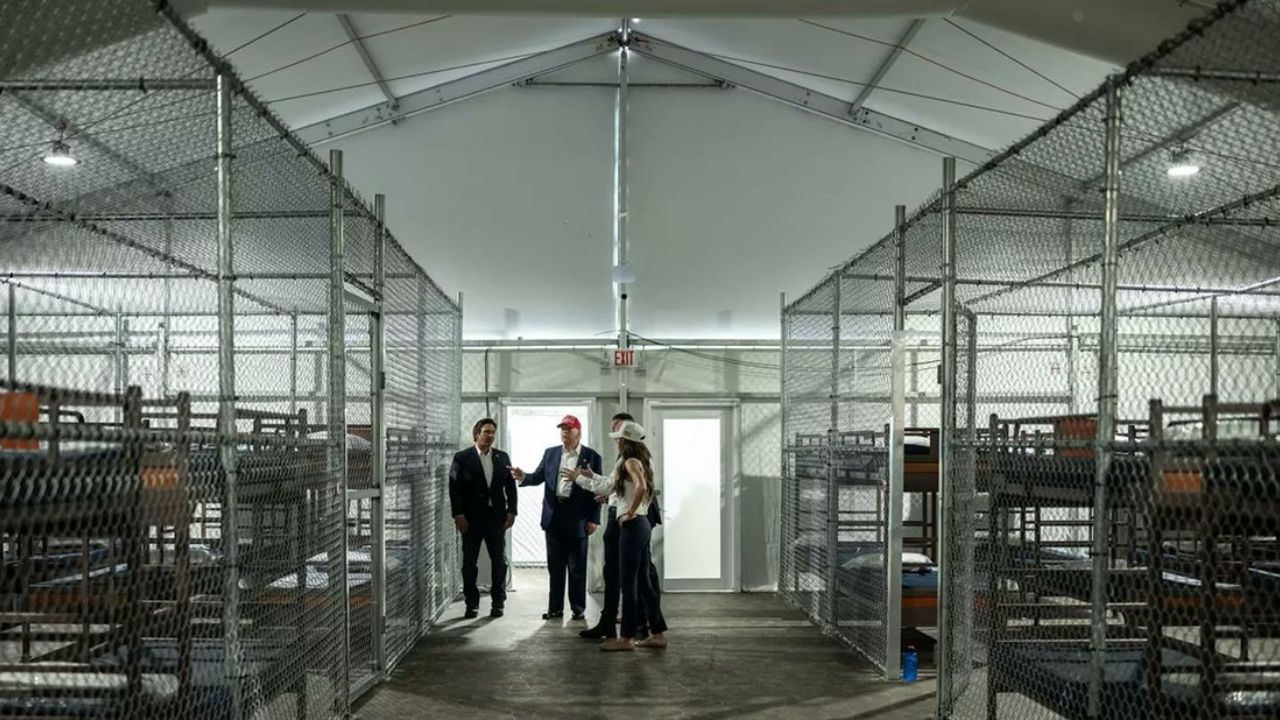 Sheinbaum confirma que 81 mexicanos están detenidos en ‘Alligator Alcatraz’ de Florida