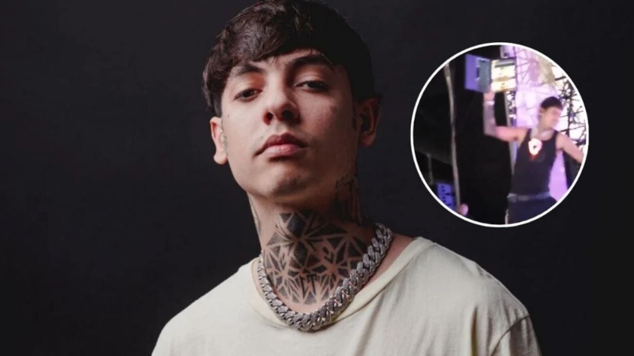 VIDEO: Natanael Cano protagoniza escándalo tras agredir a DJ en concierto