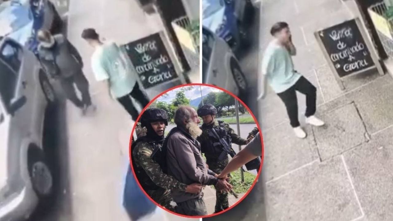 VIDEO: Indigente apuñala en el cuello y mata a joven por no darle una moneda en Colombia