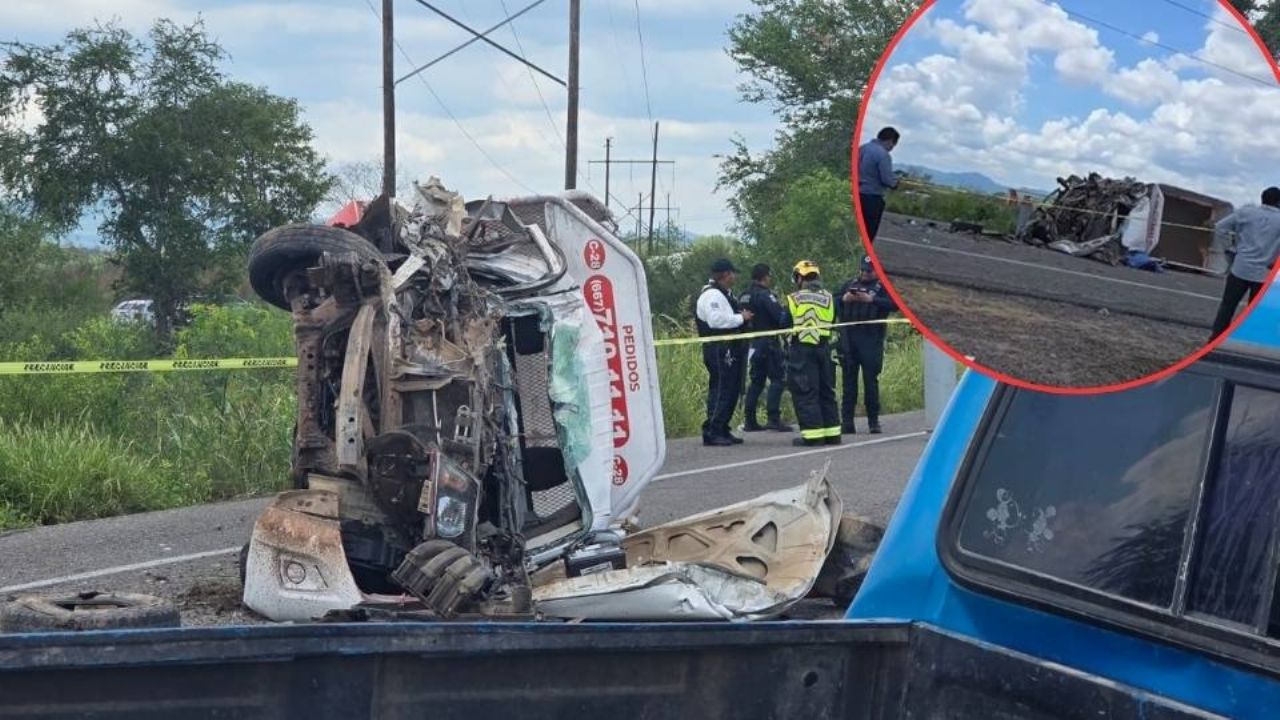 Tragedia en Sinaloa: Pierde la vida repartidor de gas en devastador accidente en Mocorito
