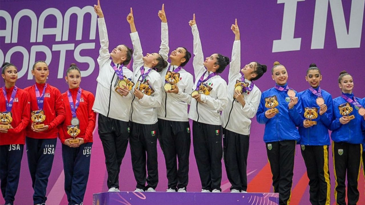 Jornada dorada de México en la gimnasia rítmica de los Panamericanos Jr.