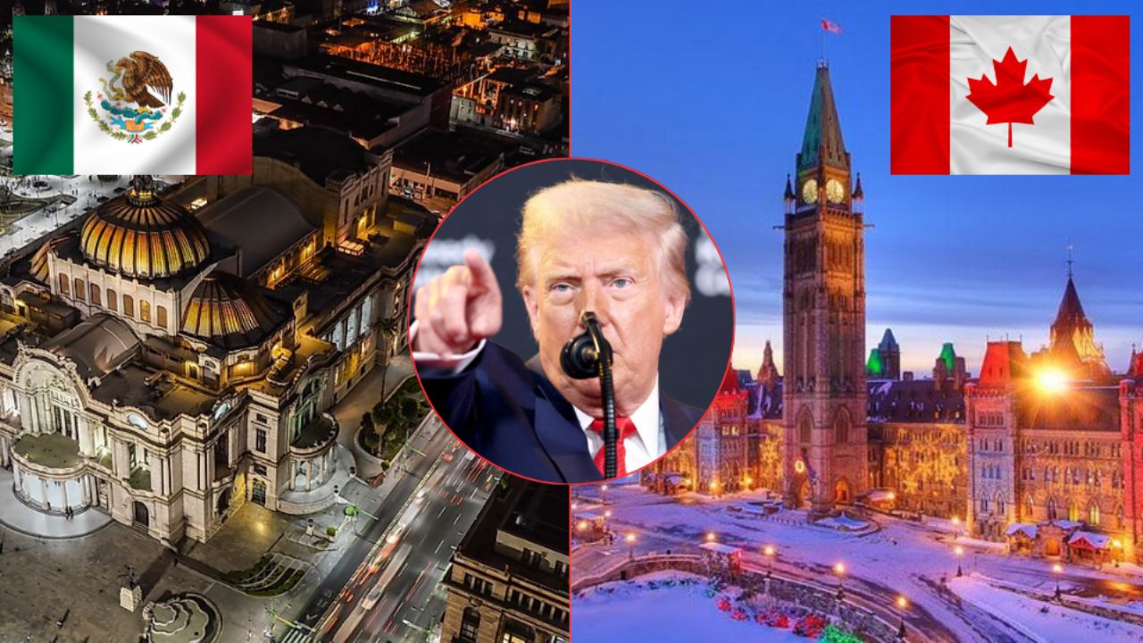 Trump arremete contra sus socios comerciales: “México hace lo que le decimos… y Canadá también”