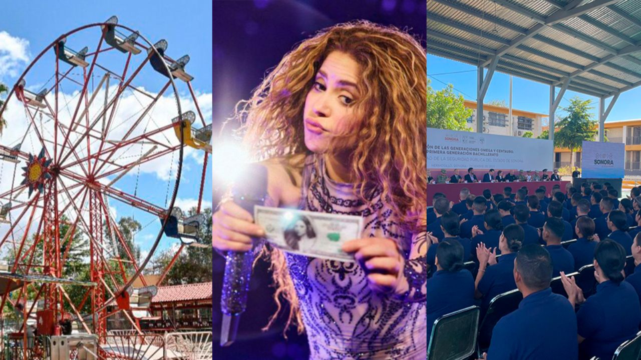 Top 3 Sonora: Parque Infantil, Shakira en Hermosillo y Universidad de Seguridad Pública