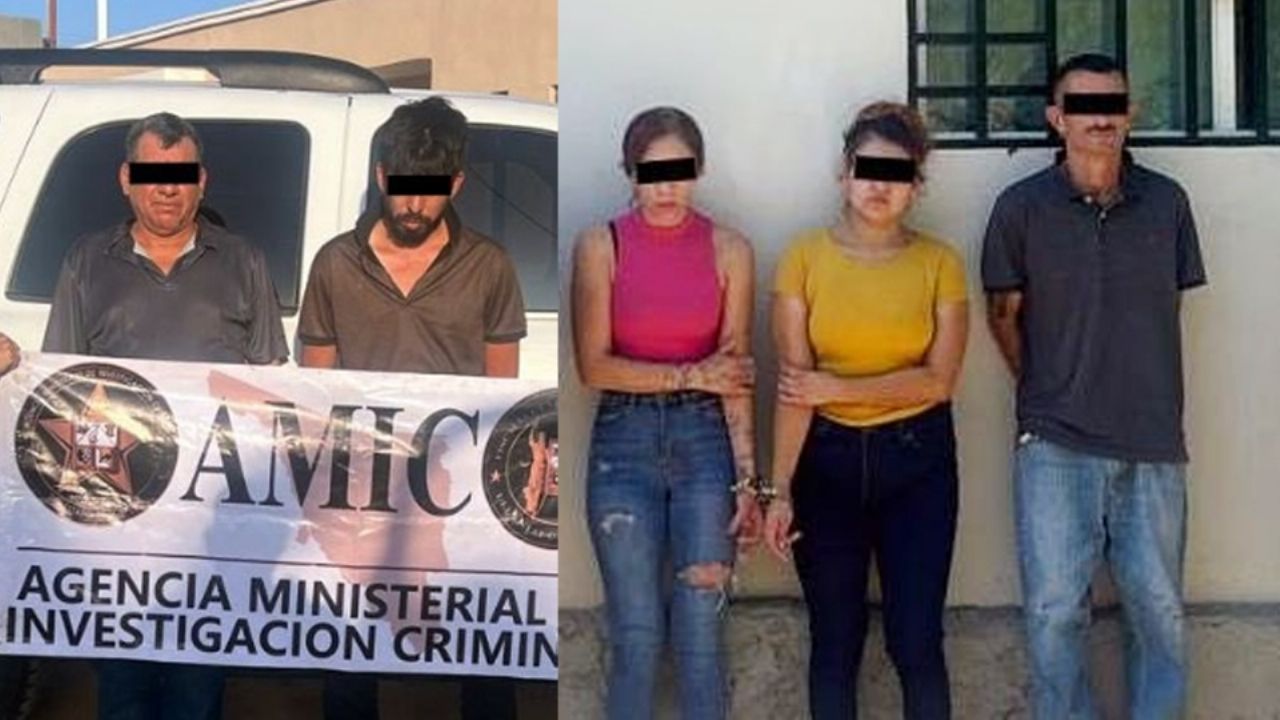 Capturan a cinco miembros del crimen organizado en Sonora; les decomisan armas y drogas