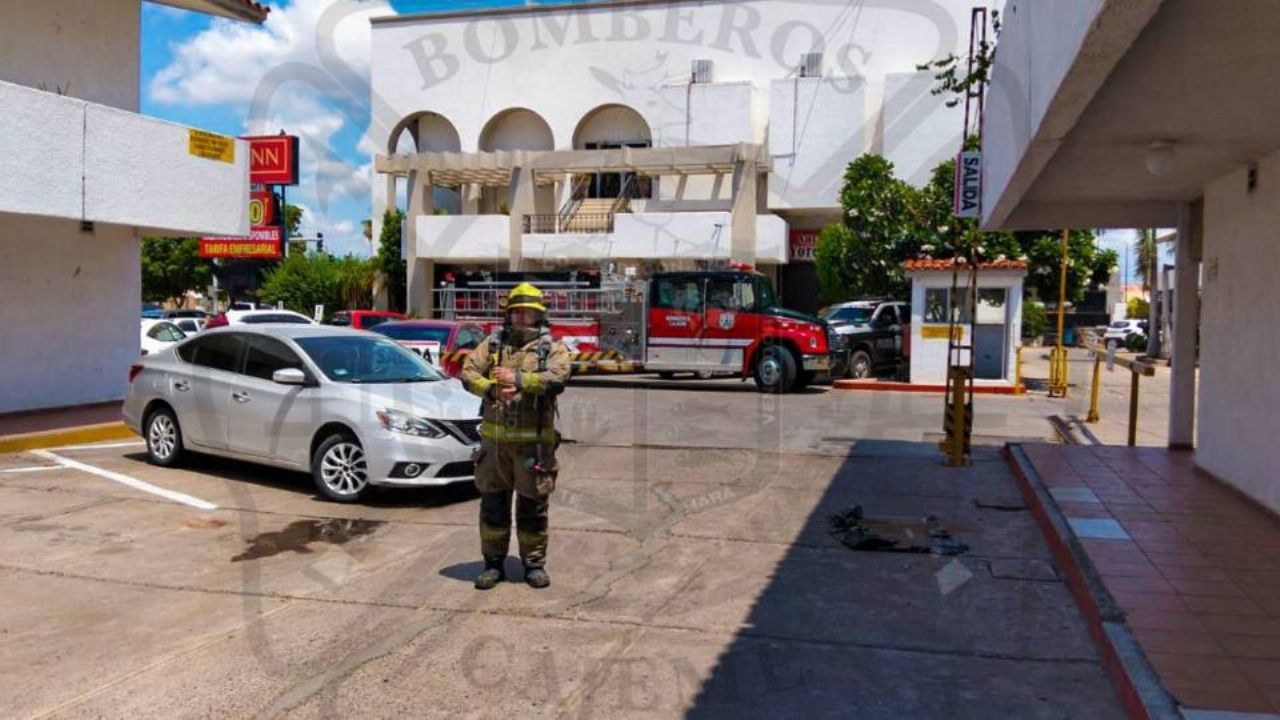Se incendia la habitación de un hotel en Ciudad Obregón; el huésped sería un policía estatal