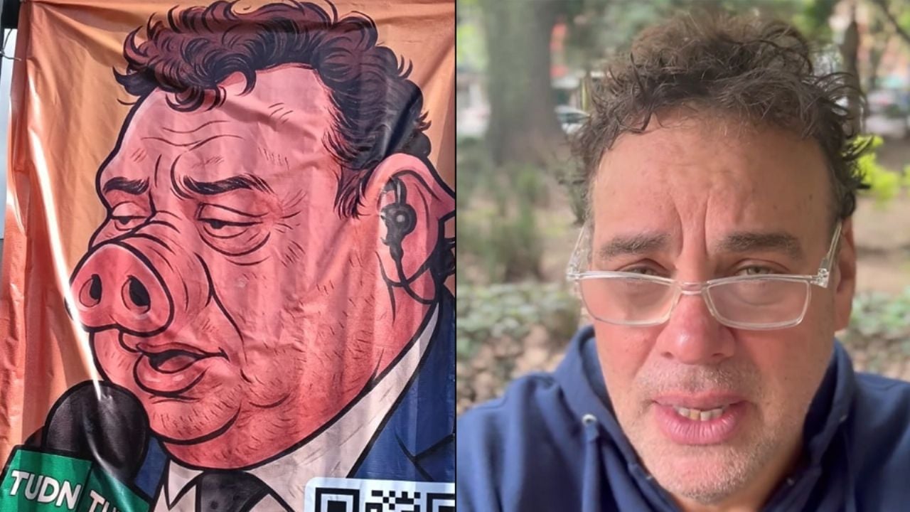 Porra del Cruz Azul ‘humilla’ a David Faitelson con una manta previa al juego de ‘La Maquina’