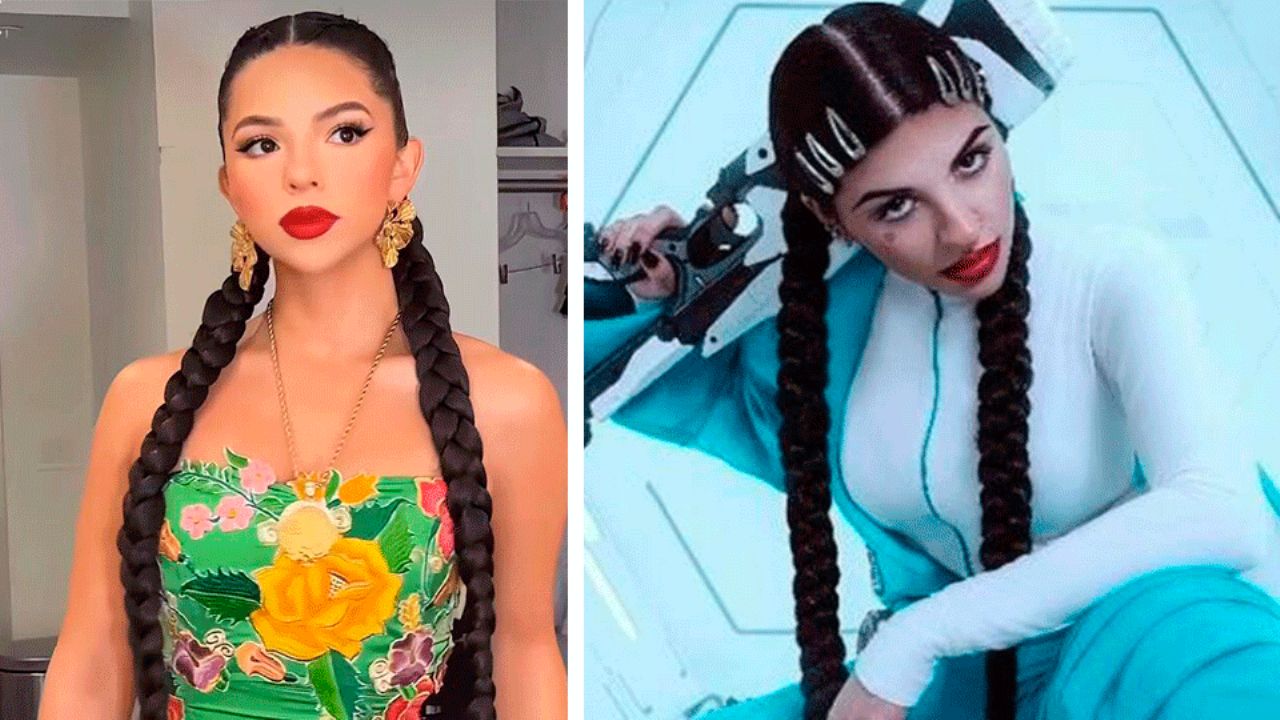 ¿Coincidencia o copia? Ángela Aguilar y el ‘look’ parecido a Cazzu en el Hollywood Bowl