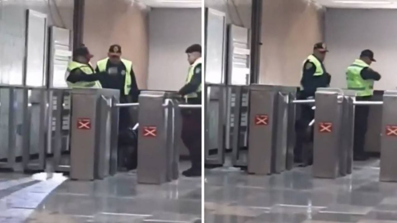 VIDEO: Investigan a policías de la CDMX por patear a un hombre en la Línea 3 del Metro
