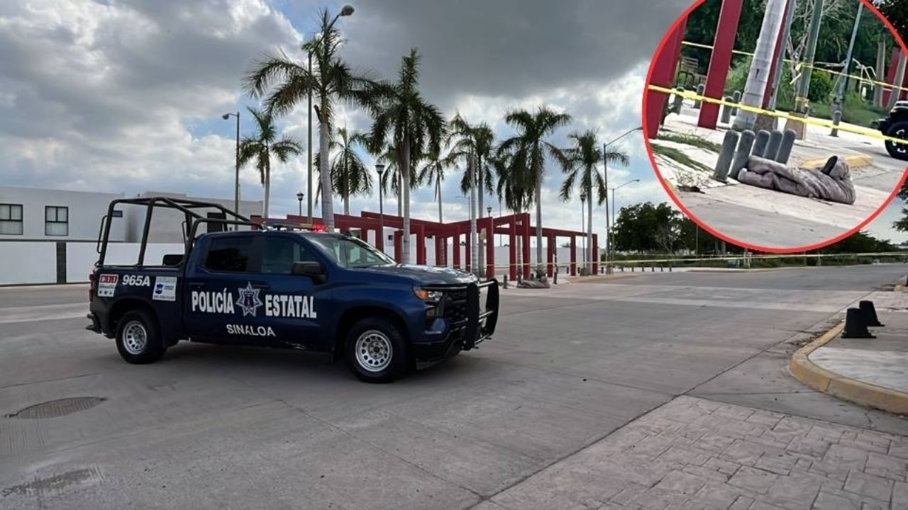 Envuelto en una cobija, abandonan cadáver de un hombre al norponiente de Culiacán
