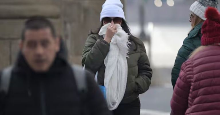 Primer frente frío de la temporada