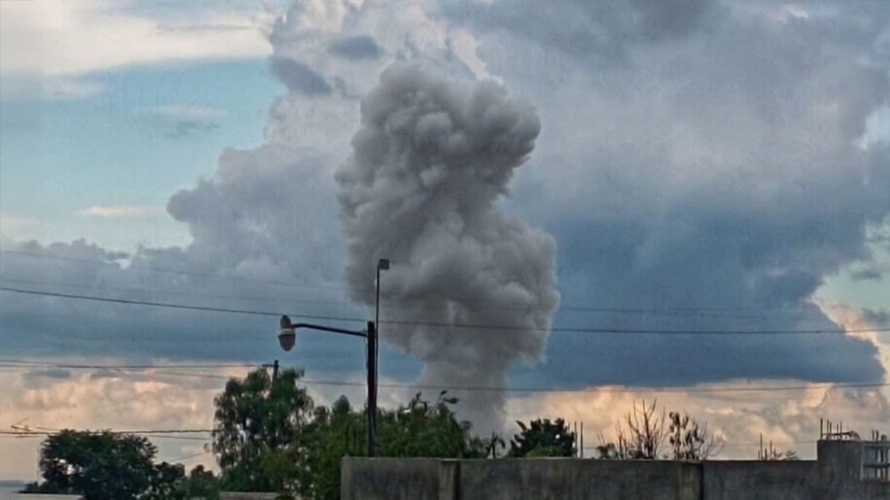 VIDEO: Explosión en taller de pirotecnia deja cuatro muertos y cuatro heridos en Puebla