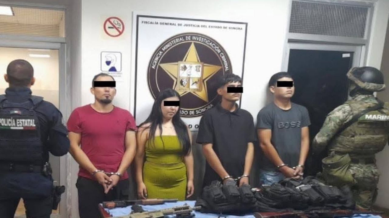 Liberan a persona secuestrada al norte de Ciudad Obregón; aseguran armas y detienen a cuatro