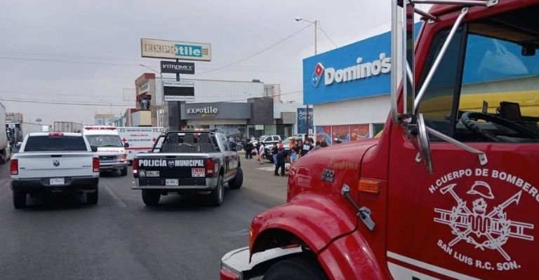 Los lesionados fueron trasladados a un hospital del municipio fronterizo
