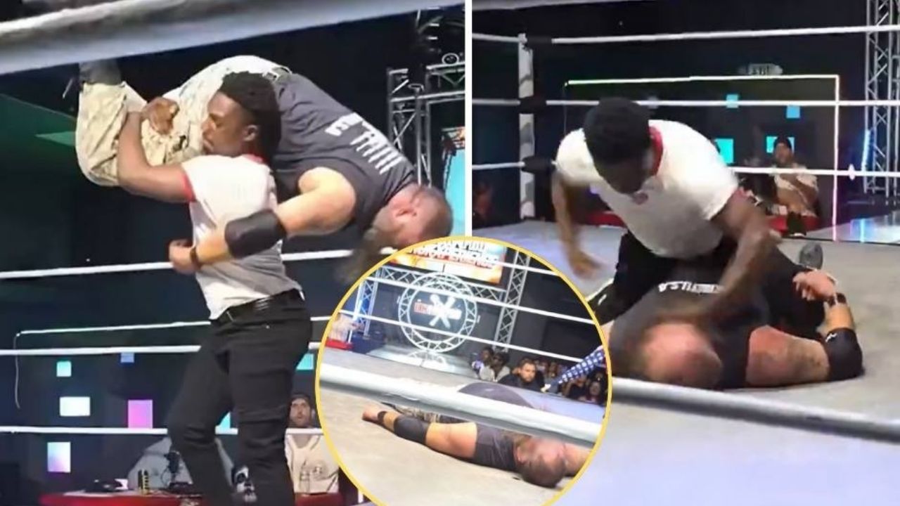 VIDEO: Hijo de excampeón de UFC se sale del guion y casi mata a golpes a un luchador