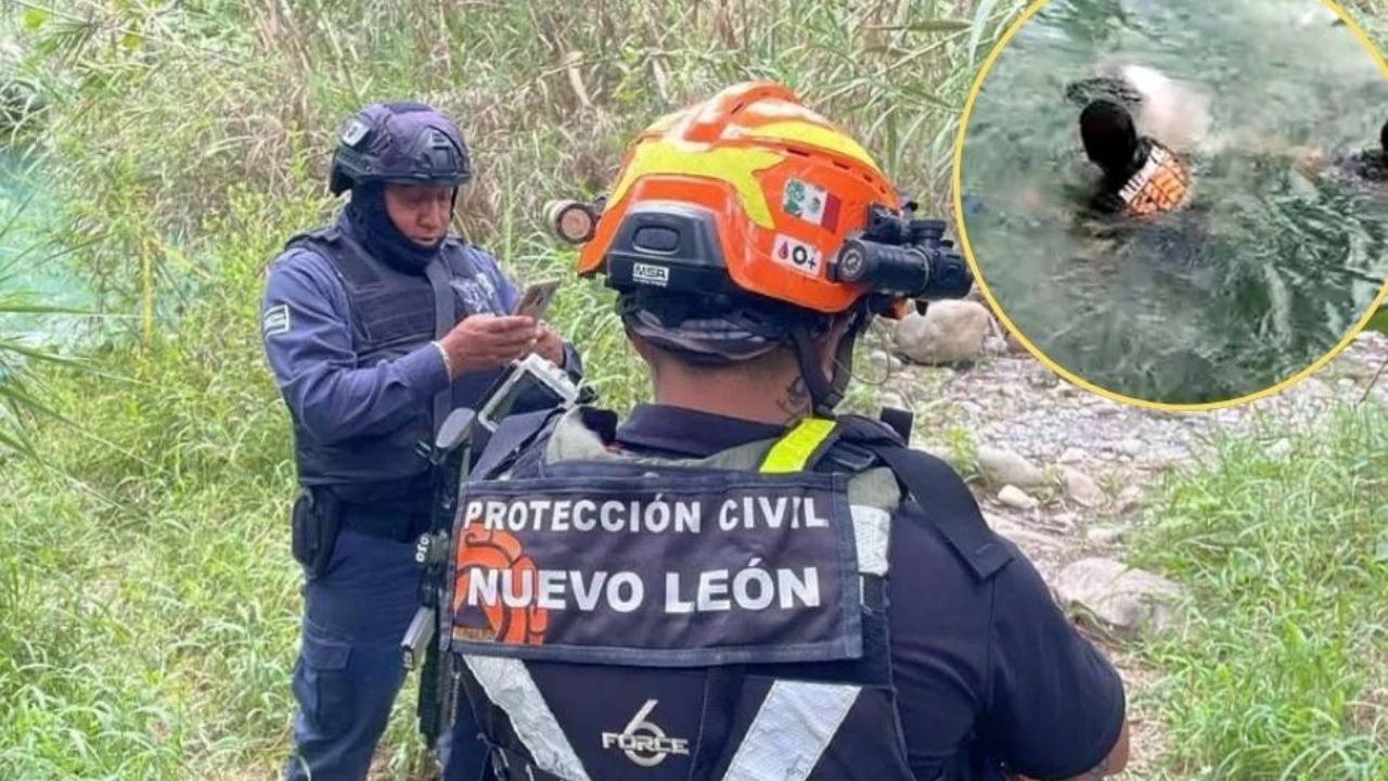 Tragedia en Nuevo León: Padre muere ahogado en río tras intentar salvar a sus hijos