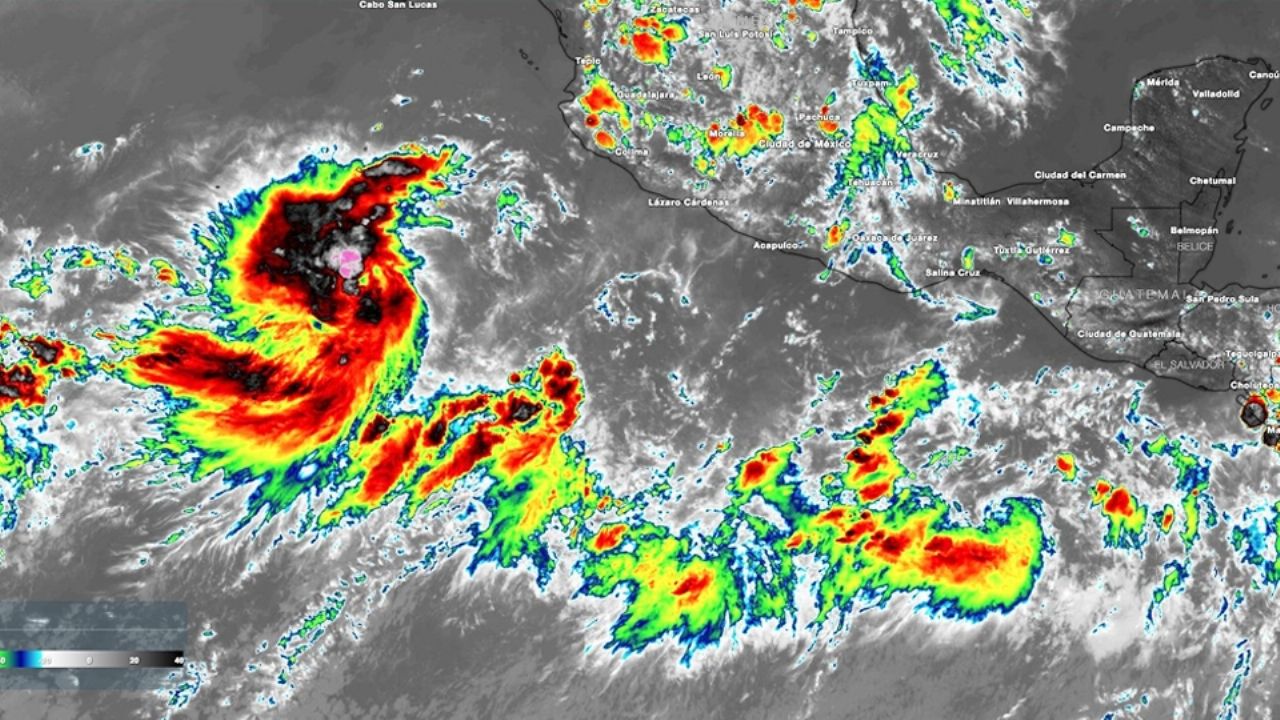 Se forma la depresión tropical ’10-E’ en el Pacífico; se pronostican lluvias para México