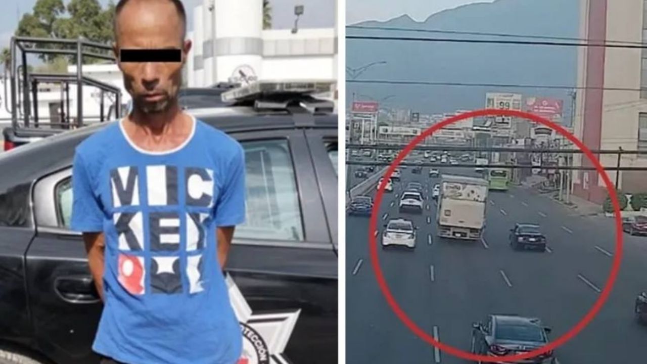 Persecución en Monterrey: Cae hondureño tras intentar robar un camión repartidor