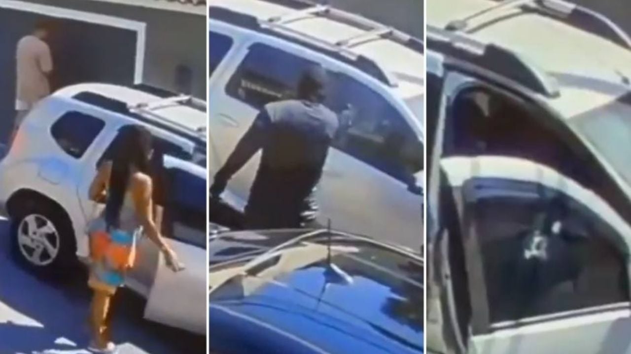 FUERTE VIDEO: Balean a mujer afuera de su vivienda y frente a su familia en Brasil