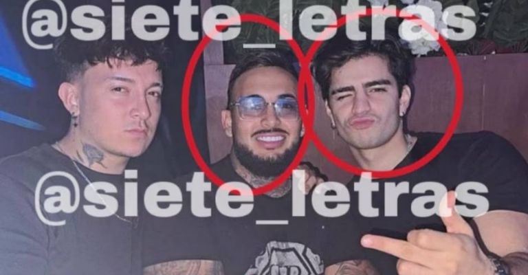 Aarón Mercury junto a Jesús Arteaga Montenegro, alias 'El Chuyón'