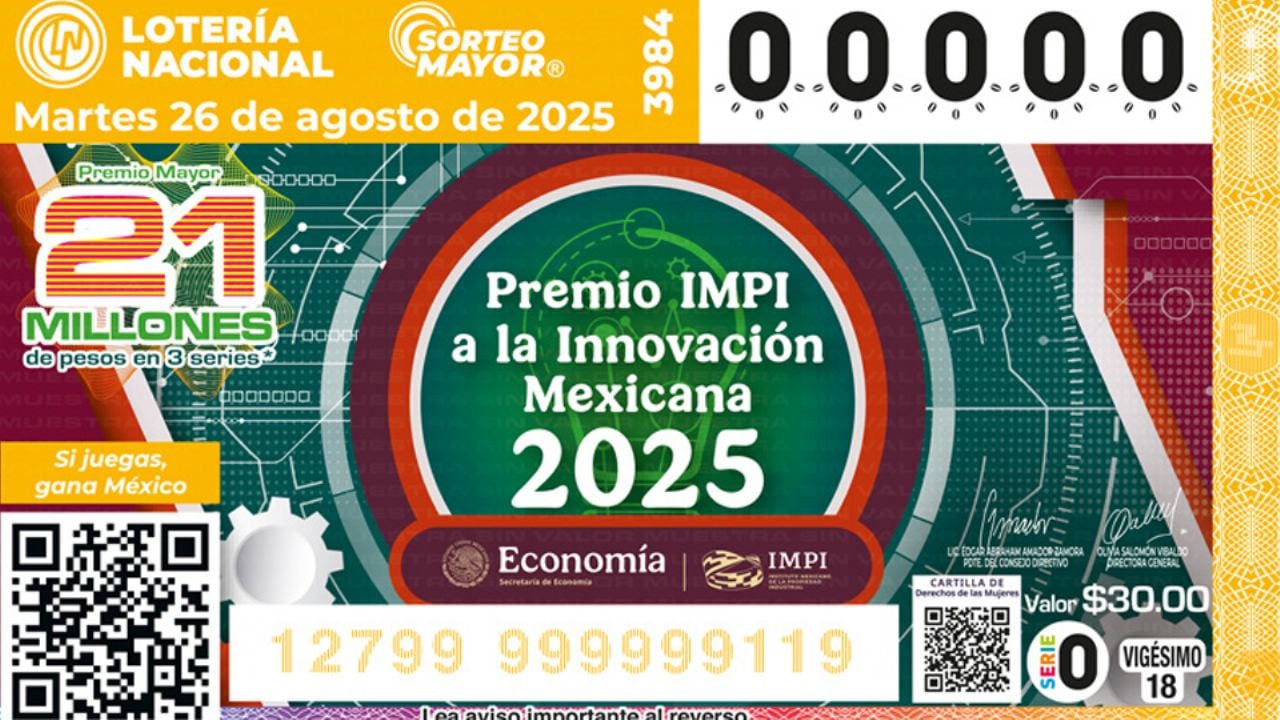 Lotería Nacional: Lista COMPLETA de GANADORES del Sorteo Mayor No. 3984 de hoy martes 26 de agosto