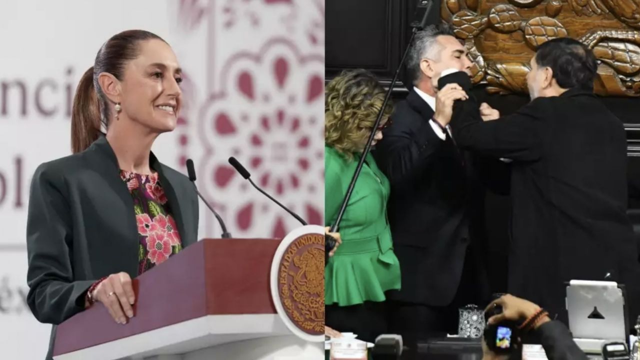 Exigen DESAFUERO de ‘Alito’ Moreno tras agresión en el Senado: Sheinbaum evita el tema