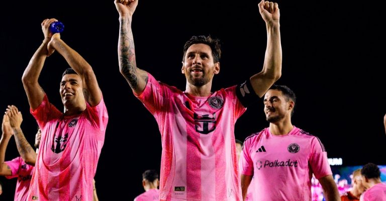 Messi juega actualmente con el Inter Miami