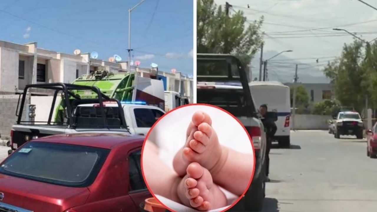 Tragedia en Nuevo León: Localizan el cadáver de un bebé en camión recolector de basura