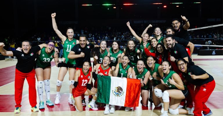 Sonorenses brillan con México en el Campeonato Mundial Femenil de Mayores de Volibol