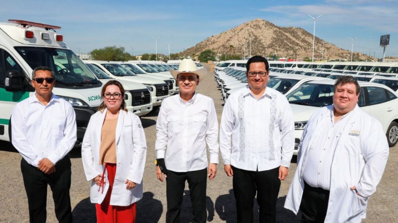Entrega Alfonso Durazo 231 unidades y ambulancias al IMSS-Bienestar en Sonora
