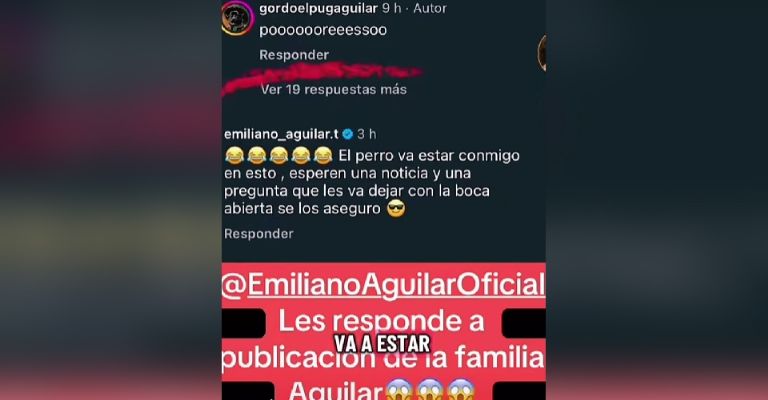 Pepe Aguilar se burla de Emiliano Aguilar con la familia y así les responde